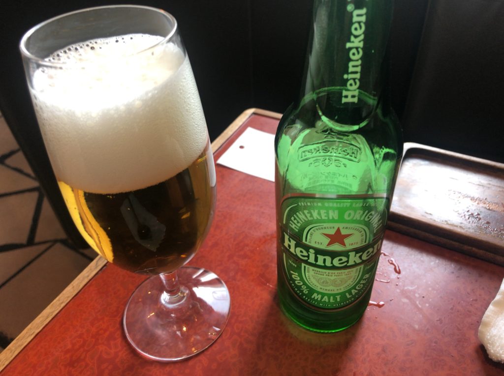 ハイネケンで１杯