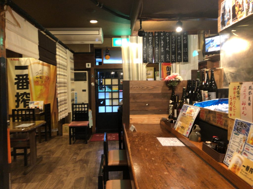 二代目うず潮の店内