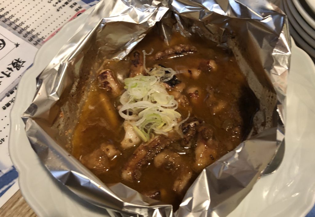 いかわたホイル焼き